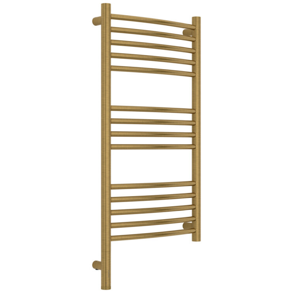 Полотенцесушитель, Сунержа, Богема 3.1, выгнутая, шгв 432*87*924, нижнее слева, МЭМ, цвет-латунь состаренная