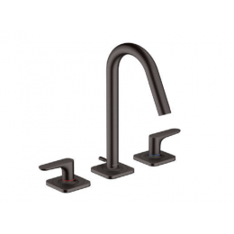 Смеситель для раковины, Hansgrohe, Axor Citterio M, цвет-шлифованный черный хром