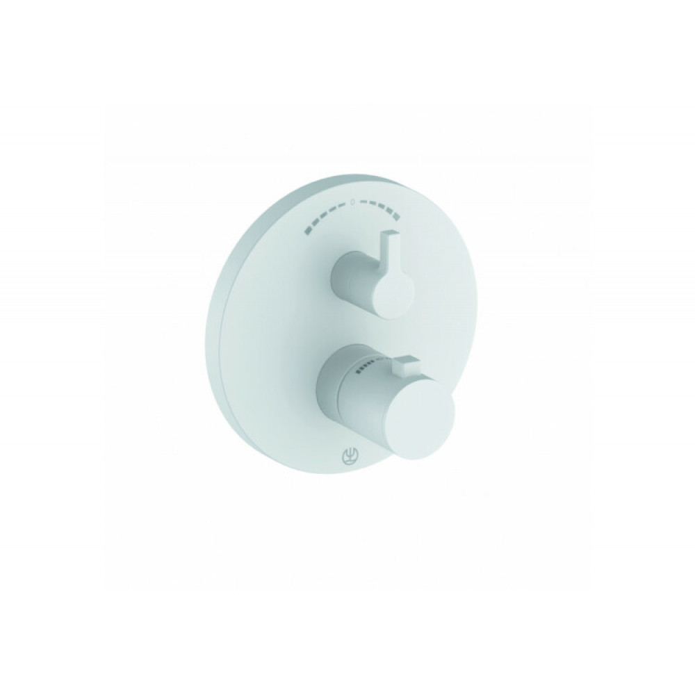 Смеситель для душа, Kludi, Nova Fonte Puristic, цвет-белый матовый