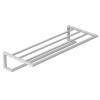 Полотенцедержатель, Kludi, VELA R, с полкой-решёткой, шгв 618*262*120, цвет-белый матовый