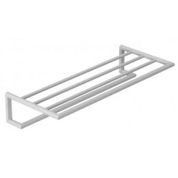 Полотенцедержатель, Kludi, VELA R, с полкой-решёткой, шгв 618*262*120, цвет-белый матовый