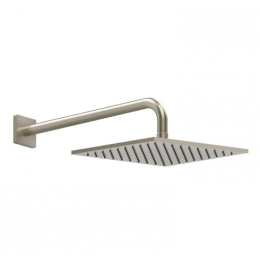 Верхний душ, Gessi, Rilievo, 250*250, цвет-Finox Brushed Nickel