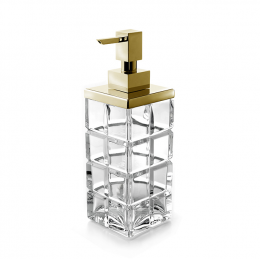 Дозатор для жидкого мыла, 3SC, Palace, шгв 75*75*230, цвет дозатора-золото