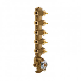 Внутренняя часть, Carimali, назначение-смеситель для душа термостатический, хром