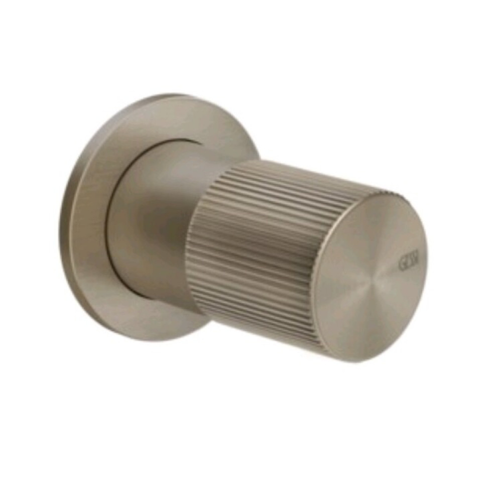 Смеситель для душа, Gessi, Habito Rigato, на 1 потребитель, цвет-Finox Brushed Nickel