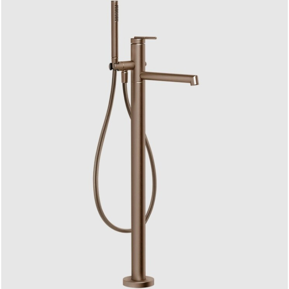 Смеситель для ванны и душа, Gessi, Ingranaggio, цвет-Copper Brushed PVD