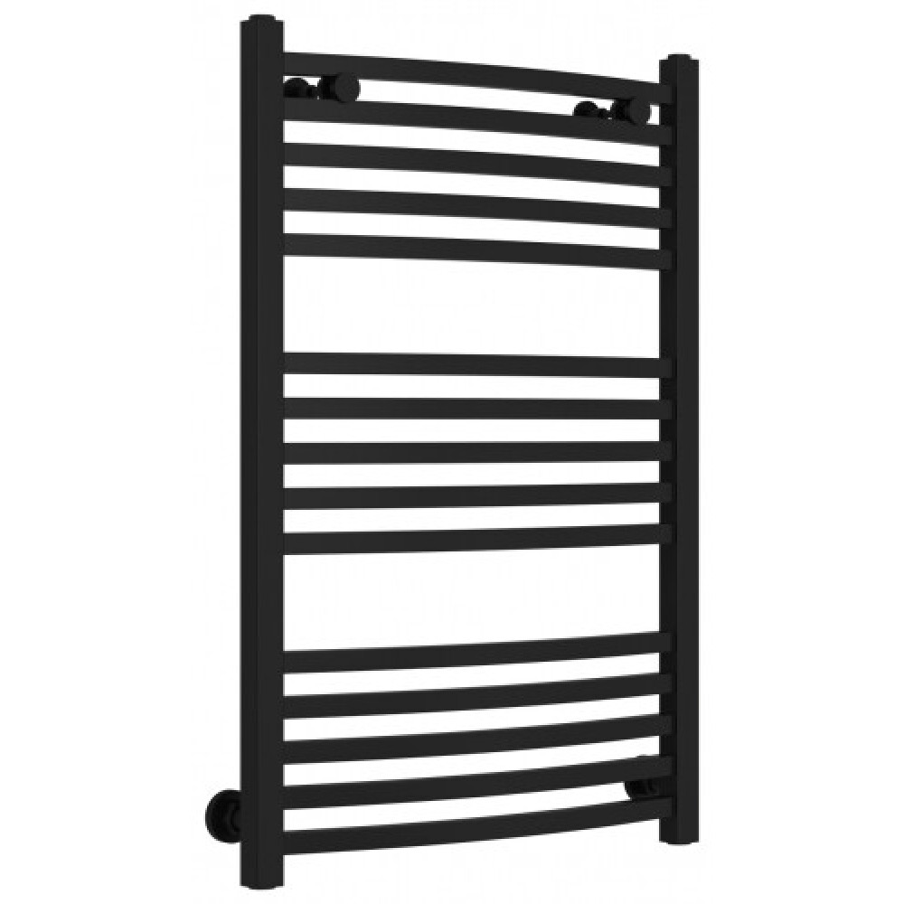 Полотенцесушитель, Сунержа, Аркус, шгв 550*107*807, диагональное/нижнее/вертикальное, цвет-черный матовый