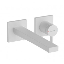 Смеситель для раковины, Hansgrohe, Tecturis E, цвет-белый матовый