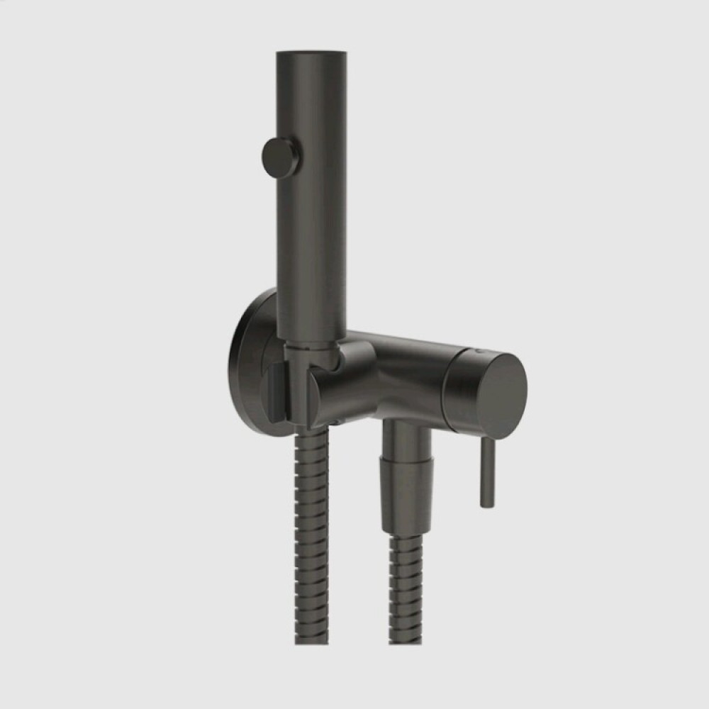 Гигиенический душ, Gessi, Inciso, цвет-Black Metal Brushed PVD