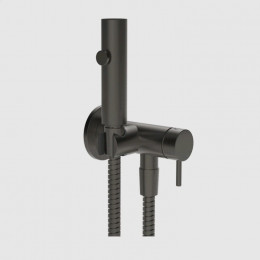 Гигиенический душ, Gessi, Inciso, цвет-Black Metal Brushed PVD