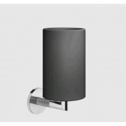 Стакан, Gessi, Ingranaggio, шгв 75*107*171, цвет-чёрный/хром