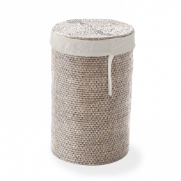 Корзина для белья, Decor Walther, BASKET, WB SMALL, шгв 340*340*550, цвет-ротанг светлый (Rattan hell)