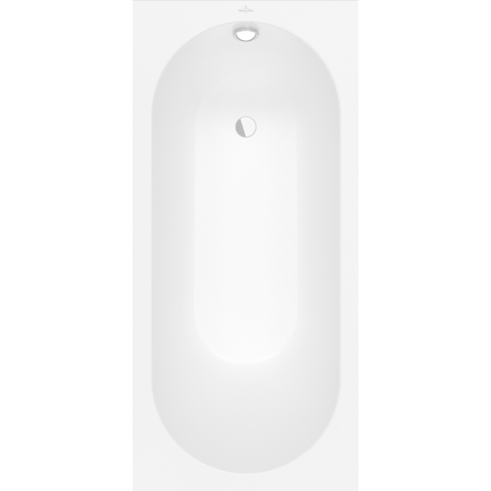 Ванна, Villeroy&Boch, Oberon, шгв 1600*750*450, цвет-камень белый (Stone White)