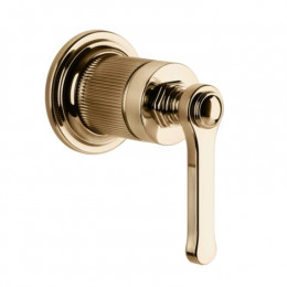 Смеситель для душа, Gessi, VENTI20, на 1 потребитель, цвет-Warm Bronze PVD