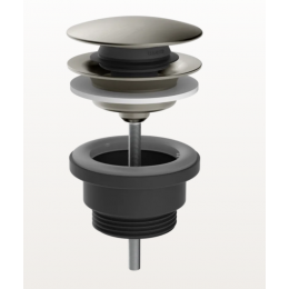 Донный клапан, Gessi, Technical Accessories, для раковин, 1 1/4", цвет-Steel Brushed