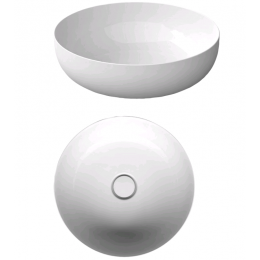 Раковина, Bette, BetteBalance, шгв 400*400*120, отверстия для смесителя-отсутствуют, цвет-Flanell matt