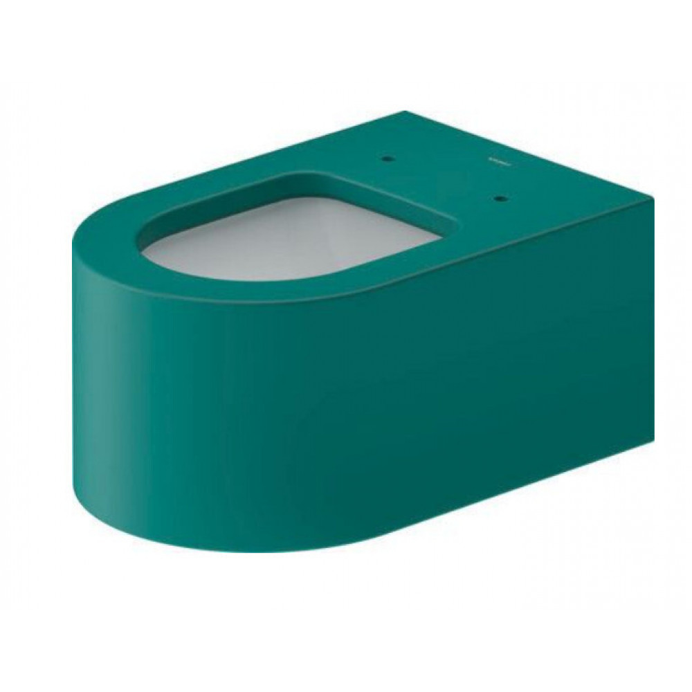 Унитаз, Duravit, Millio, Smooth, подвесной, шгв 380*570*400, цвет-Аквамарин матовый