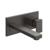 Смеситель для раковины, Gessi, Rettangolo, цвет-Black Metal Brushed PVD