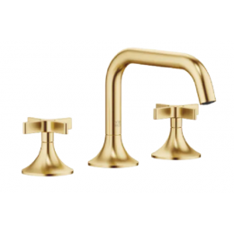 Смеситель для раковины, Dornbracht, Vaia, цвет-латунь сатинированная (золото 23кт)