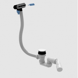 Слив-перелив, Villeroy&Boch, вид-для ванны, цвет-хром