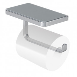 Бумагодержатель, Splendy, Inspiration S, шгв 135*89*80, с полочкой, цвет-хром