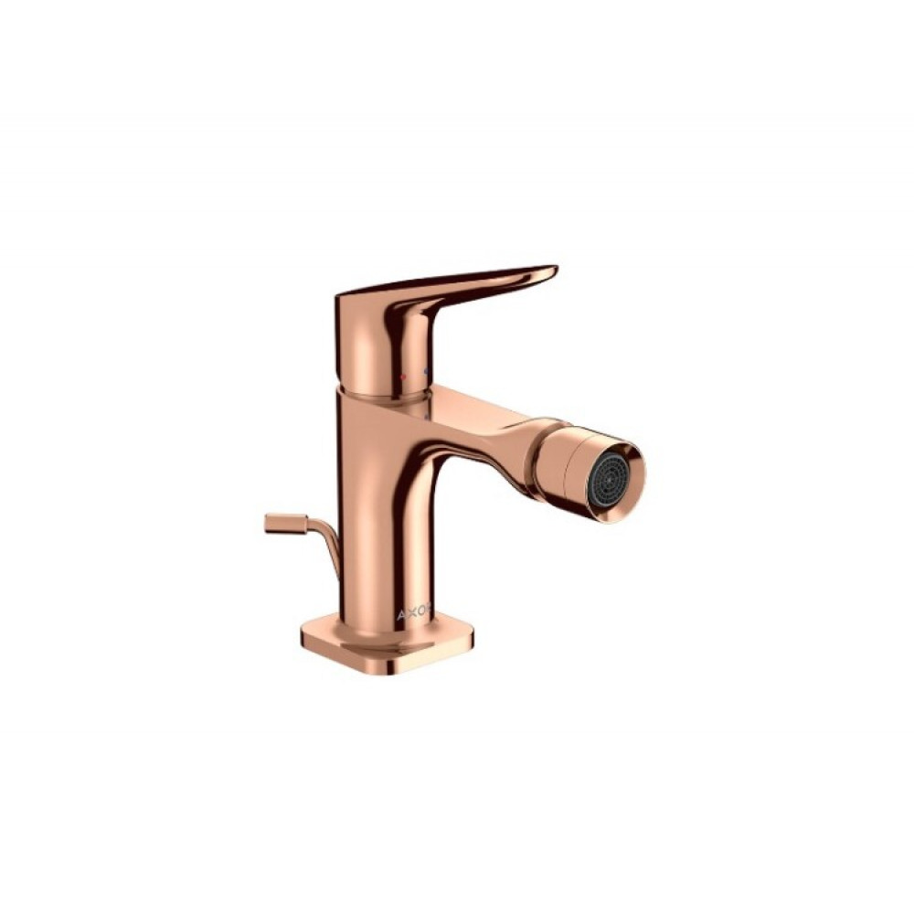 Смеситель для биде, Hansgrohe, Axor Citterio M, цвет-полированное красное золото