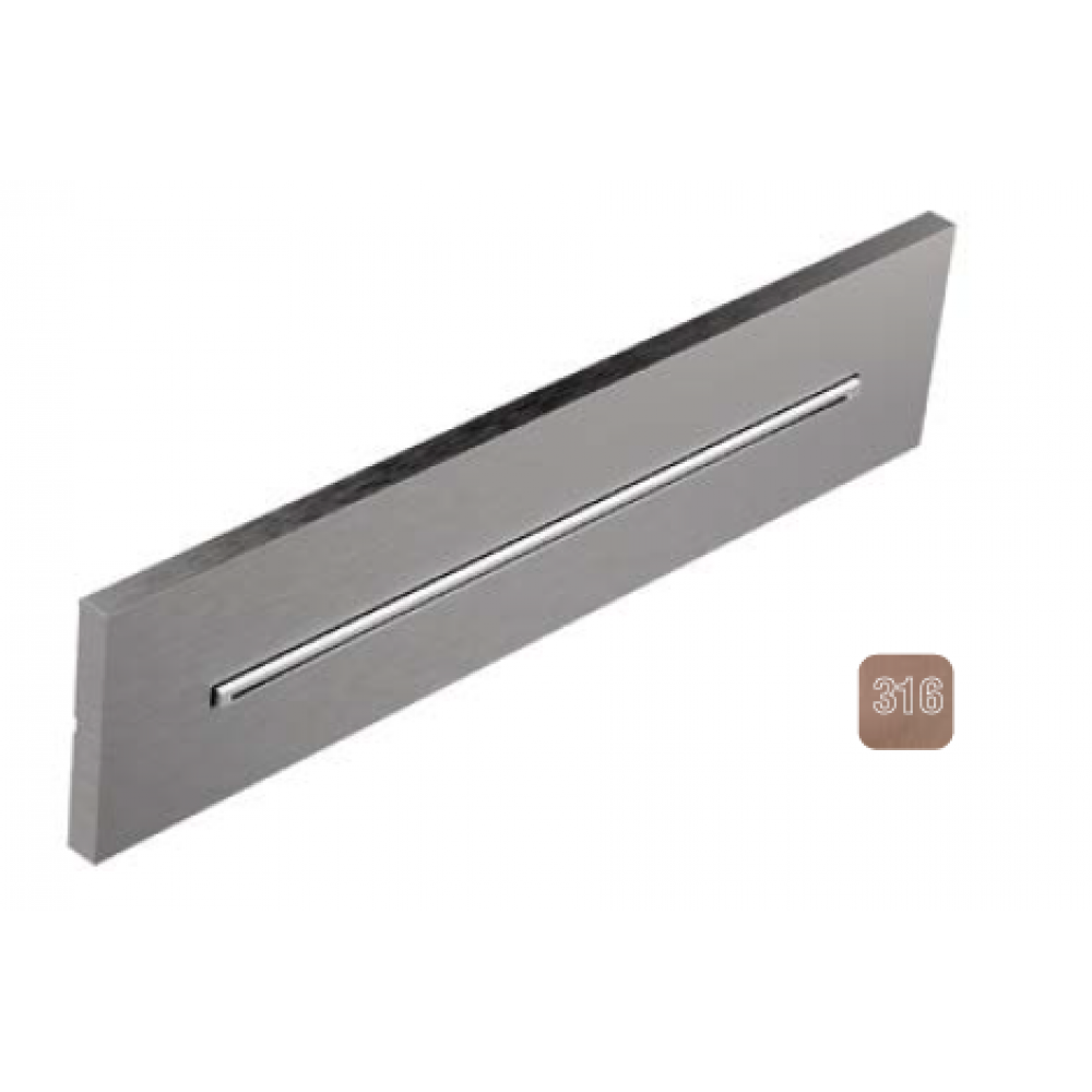 Излив, Almar, 316 Stalnless Steel, каскад, цвет-Copper Brushed PVD (Товар заказной, возврату не подлежит)