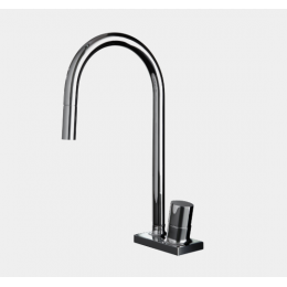 Смеситель для кухни, Fima Carlo Frattini, Kitchen, Fluid, цвет-брашированный никель