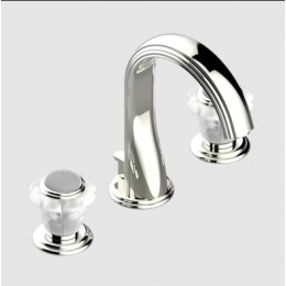 Смеситель для раковины, THG, Dahlia, цвет-никель