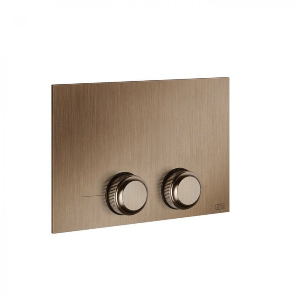 Клавиша смыва, Gessi, VENTI20, для унитаза, шгв 215*12*145, цвет-Copper Brushed PVD