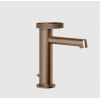 Смеситель для раковины, Gessi, Anello, цвет-Copper Brushed PVD