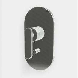 Смеситель для душа, Fima Carlo Frattini, Park Lane, на 2 потребителя, цвет-хром