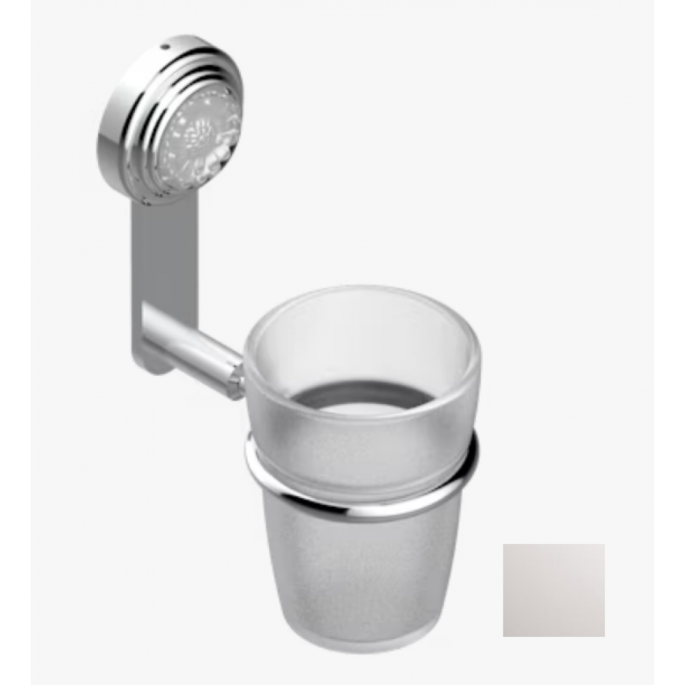 Стакан, THG, Dahlia, шгв 75*128*124, цвет-никель