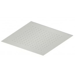 Верхний душ, Quadro design, 500*500, цвет-сталь брашированная