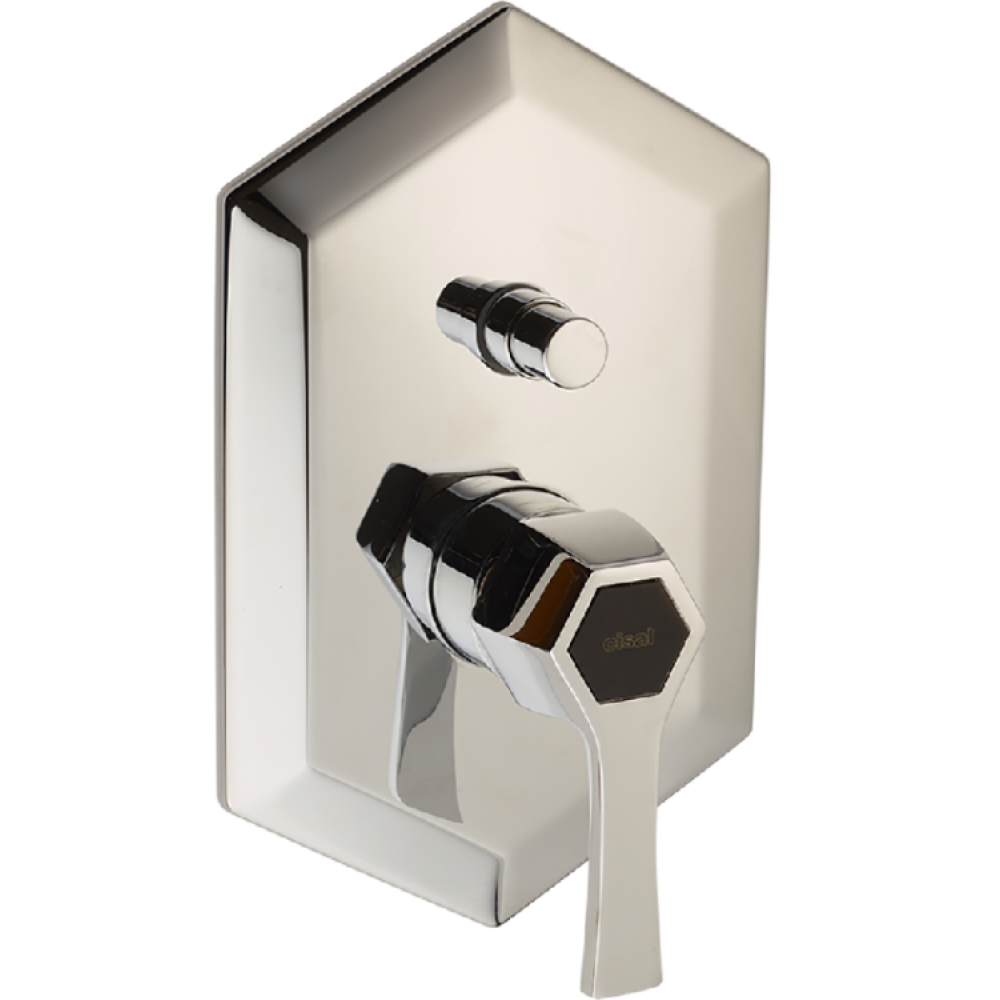 Смеситель для душа, Cisal, Chérie, цвет-Chrome/Night Black