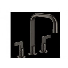 Смеситель для раковины, Gessi, Inciso, цвет-Black Metal Brushed PVD