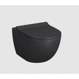 Унитаз, Vitra, Sento, подвесной, шгв 365*540*340, VitrA Hygiene, цвет-черный матовый, тип дефекта - царапины