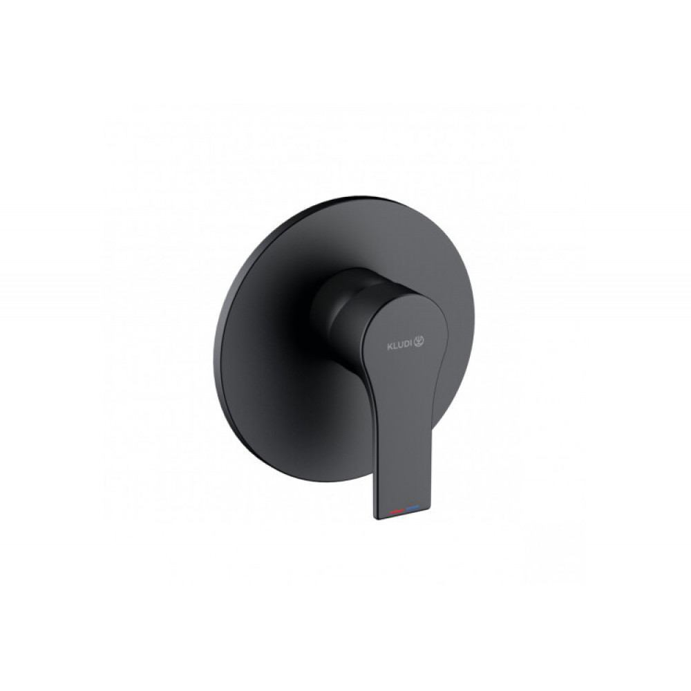 Смеситель для душа, Kludi, ZENTA SL, на 1 потребитель, цвет-черный матовый