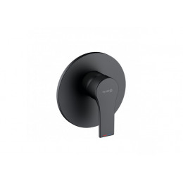 Смеситель для душа, Kludi, ZENTA SL, на 1 потребитель, цвет-черный матовый