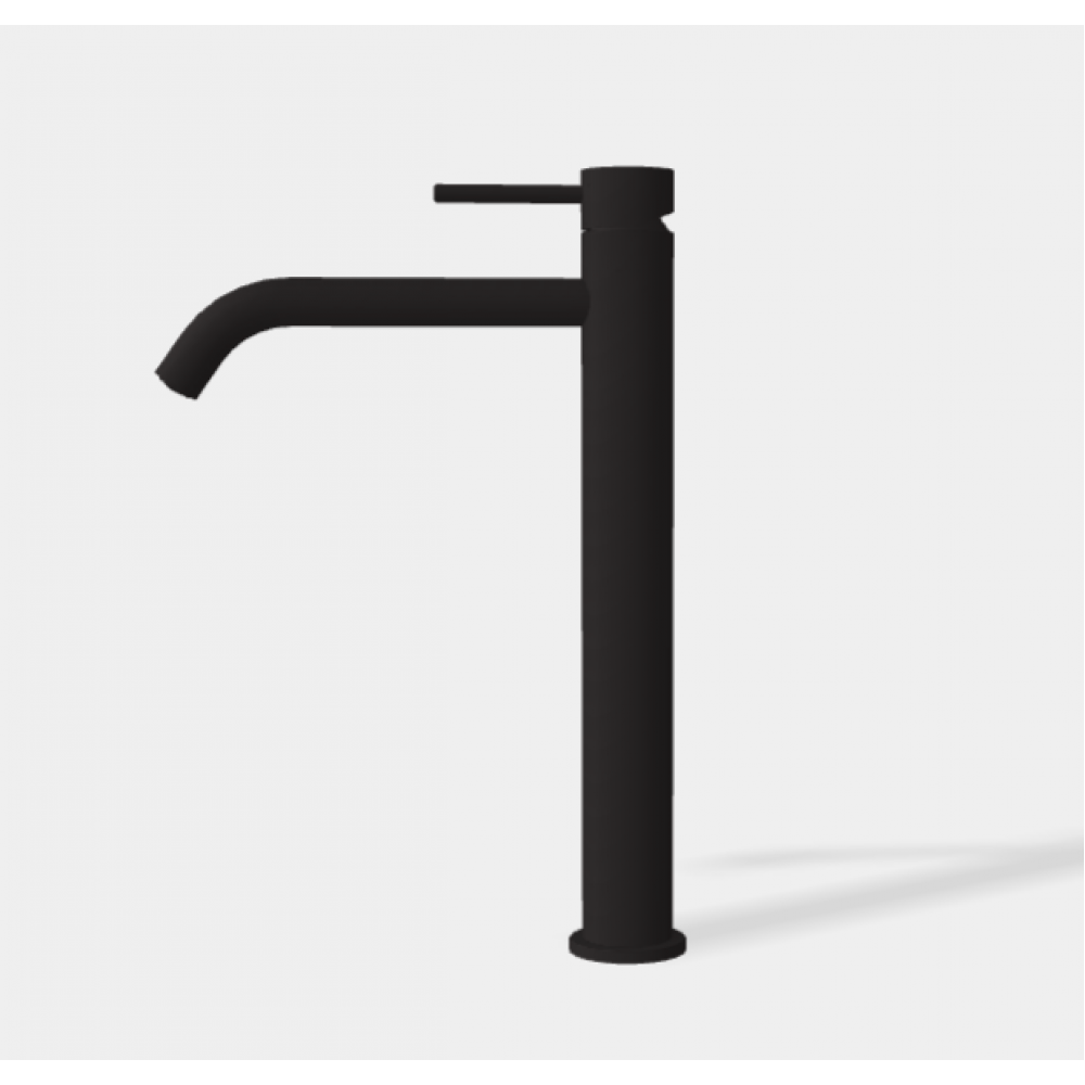 Смеситель для раковины, Fima Carlo Frattini, Spillo Up, цвет-черный матовый