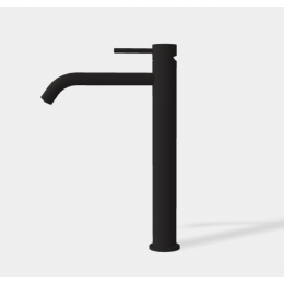 Смеситель для раковины, Fima Carlo Frattini, Spillo Up, цвет-черный матовый