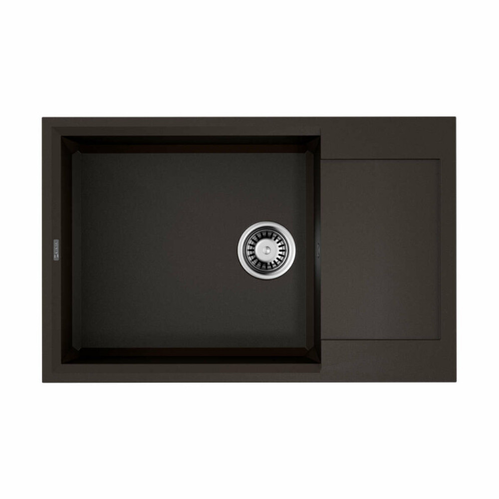 Мойка, OMOIKIRI, Sakaime, шгв 780*500*220, отверстия для смесителя-4 промаркированных, цвет-темный шоколад