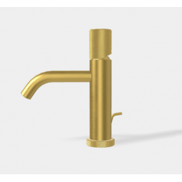 Смеситель для раковины, Fima Carlo Frattini, Spillo Tech, G COLLECTION, цвет-брашированное золото