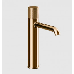 Смеситель для раковины, Gessi, Habito Diamantato, цвет-Warm Bronze PVD
