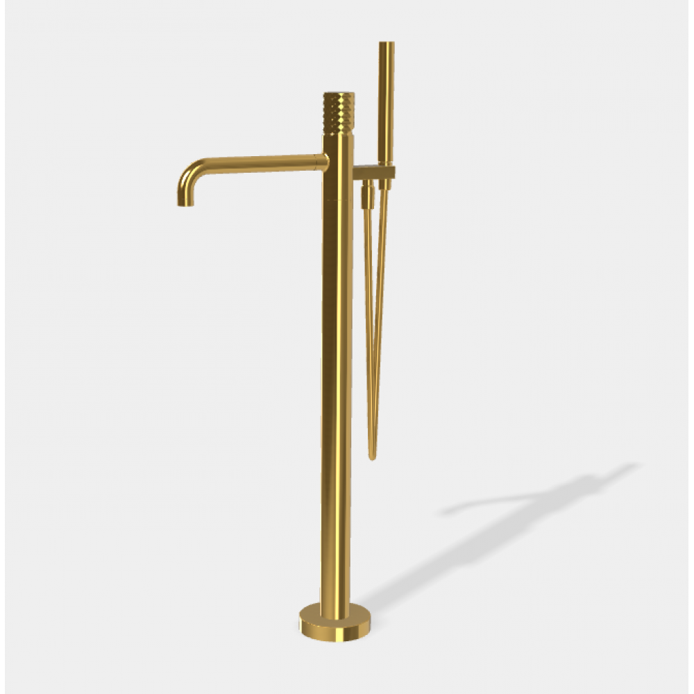 Смеситель для ванны и душа, Fima Carlo Frattini, Spillo Tech,  X COLLECTION, цвет-золото