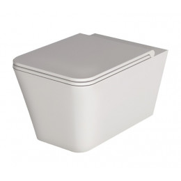 Унитаз, Alice, Hide, подвесной, шгв 350*550*345, Aliglaze+, цвет-белый