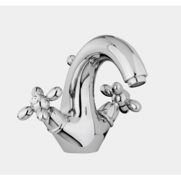 Смеситель для раковины, Fima Carlo Frattini, Olivia, цвет-бронза античная