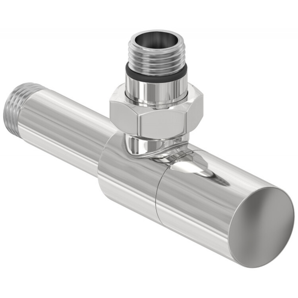 Вентиль, Сунержа, G 1/2" НР х G 1/2" НР, угловой, цилиндр, цвет-сталь (без покрытия)