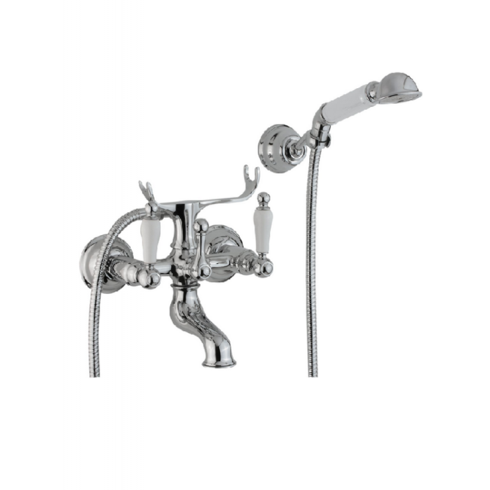 Смеситель для ванны и душа, Cisal, Arcana Toscana, цвет-хром/керамика