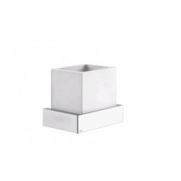 Стакан, Gessi, Rettangolo, шгв 140*95*117, цвет-Finox/белый